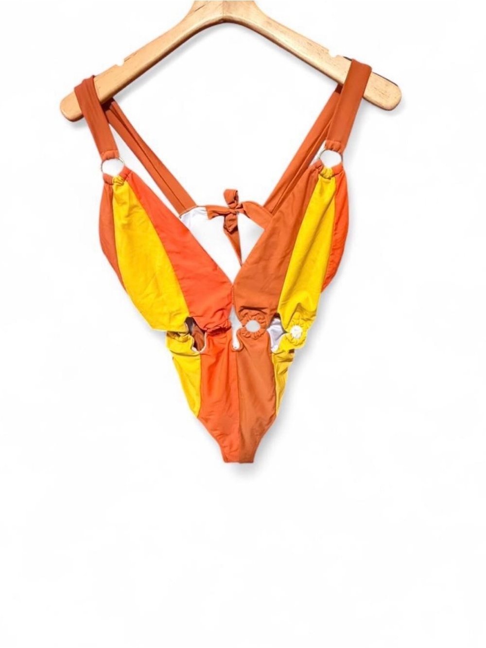 women's color-blocked monokini swimsuit